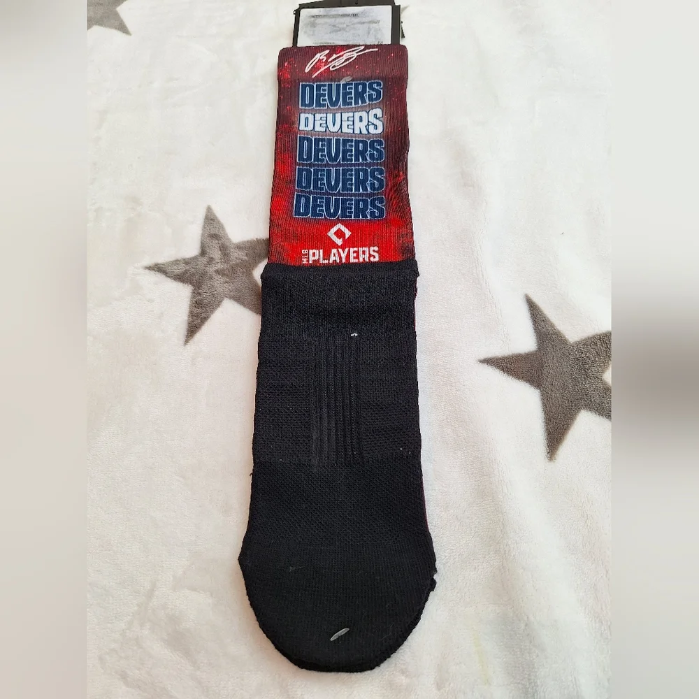 STRIDELINE MLB RAFAEL DEVERS PLAYERS CHOICE SOCKS SIZE MENS ML M 8-12 W 9.5-13.5